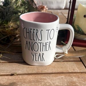 Rae Dunn “cheers to another year” birthday cake mug